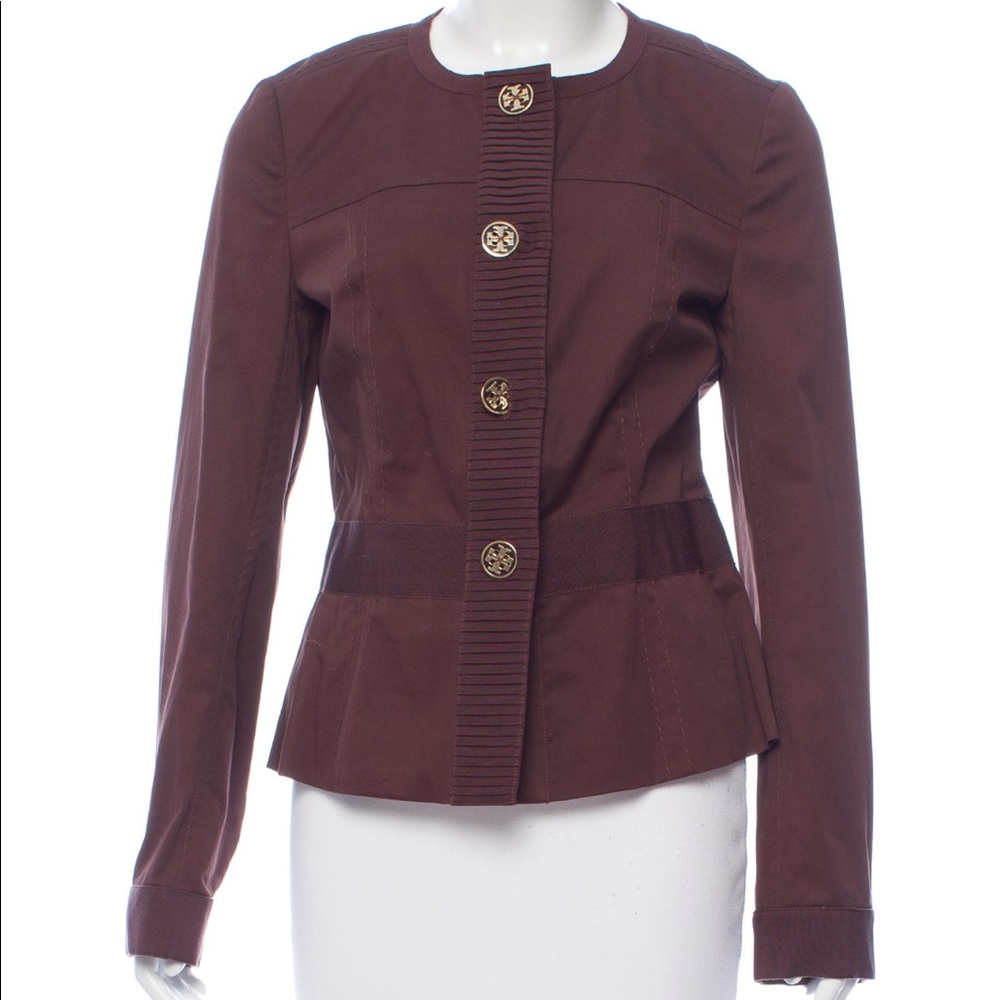 TORY BURCH Leslie Button-up jacket.